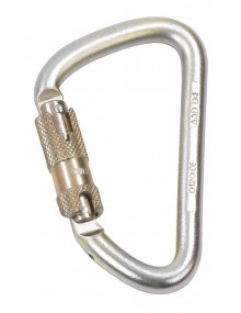 P+P 90100 Steel Offset ''D' Kwiklok Karabiner Personal Protective Equipment 